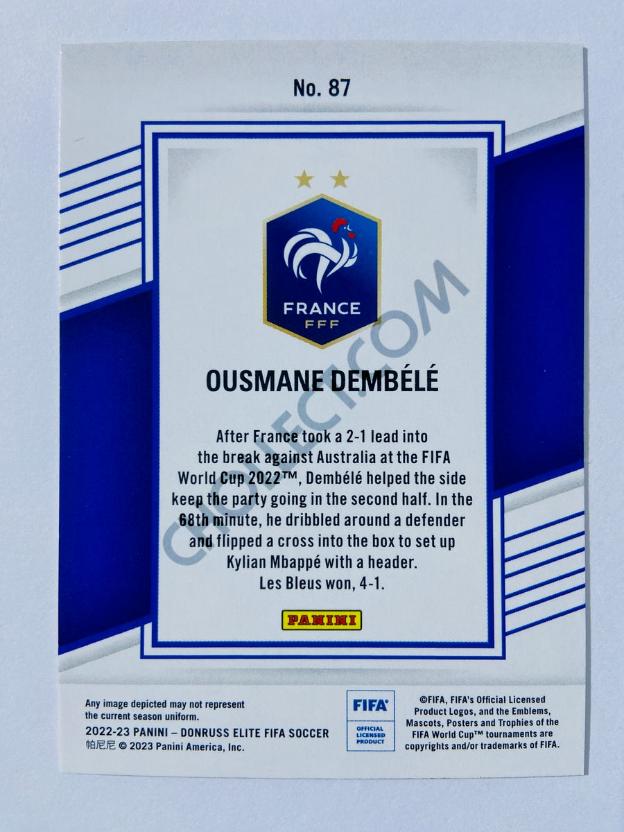 Ousmane Dembele - France 2022-23 Panini Donruss Elite FIFA #87