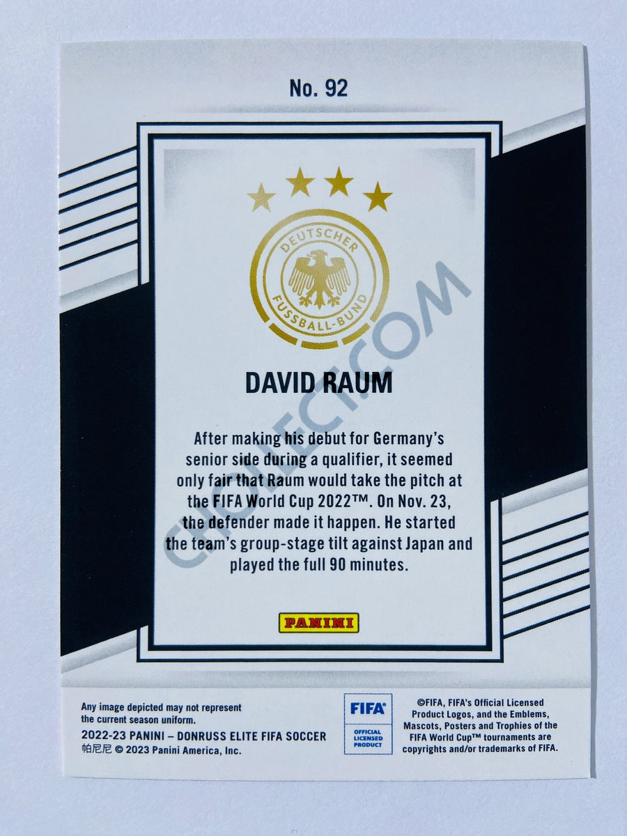 David Raum - Germany 2022-23 Panini Donruss Elite FIFA #92