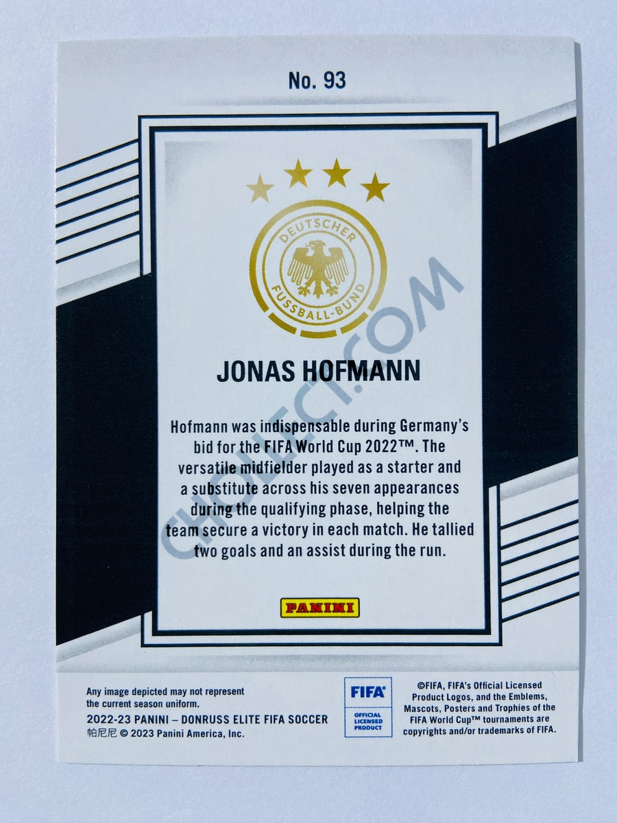 Jonas Hofmann - Germany 2022-23 Panini Donruss Elite FIFA #93