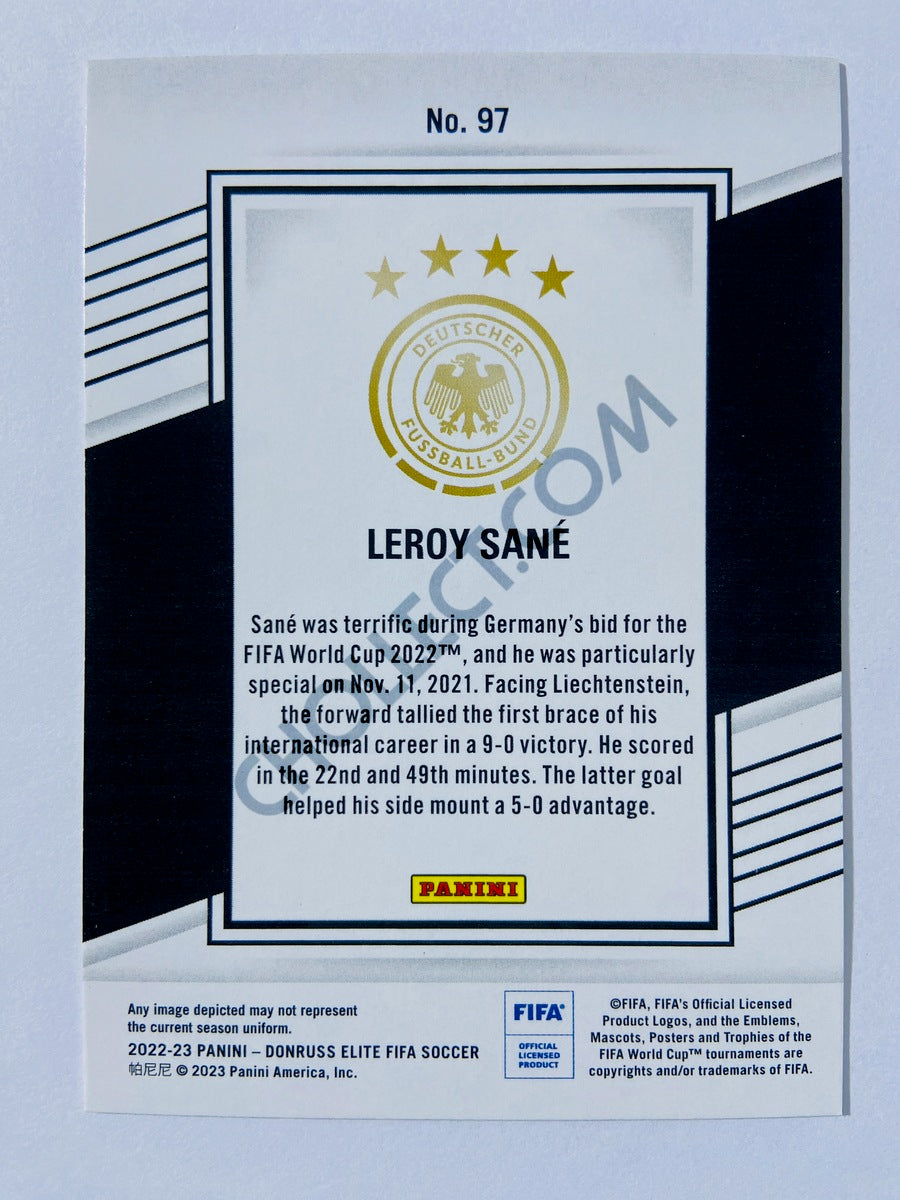 Leroy Sane - Germany 2022-23 Panini Donruss Elite FIFA #97