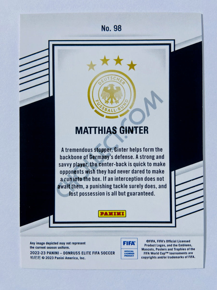 Matthias Ginter - Germany 2022-23 Panini Donruss Elite FIFA #98