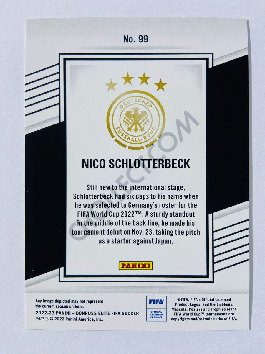 Nico Schlotterbeck - Germany 2022-23 Panini Donruss Elite FIFA #99