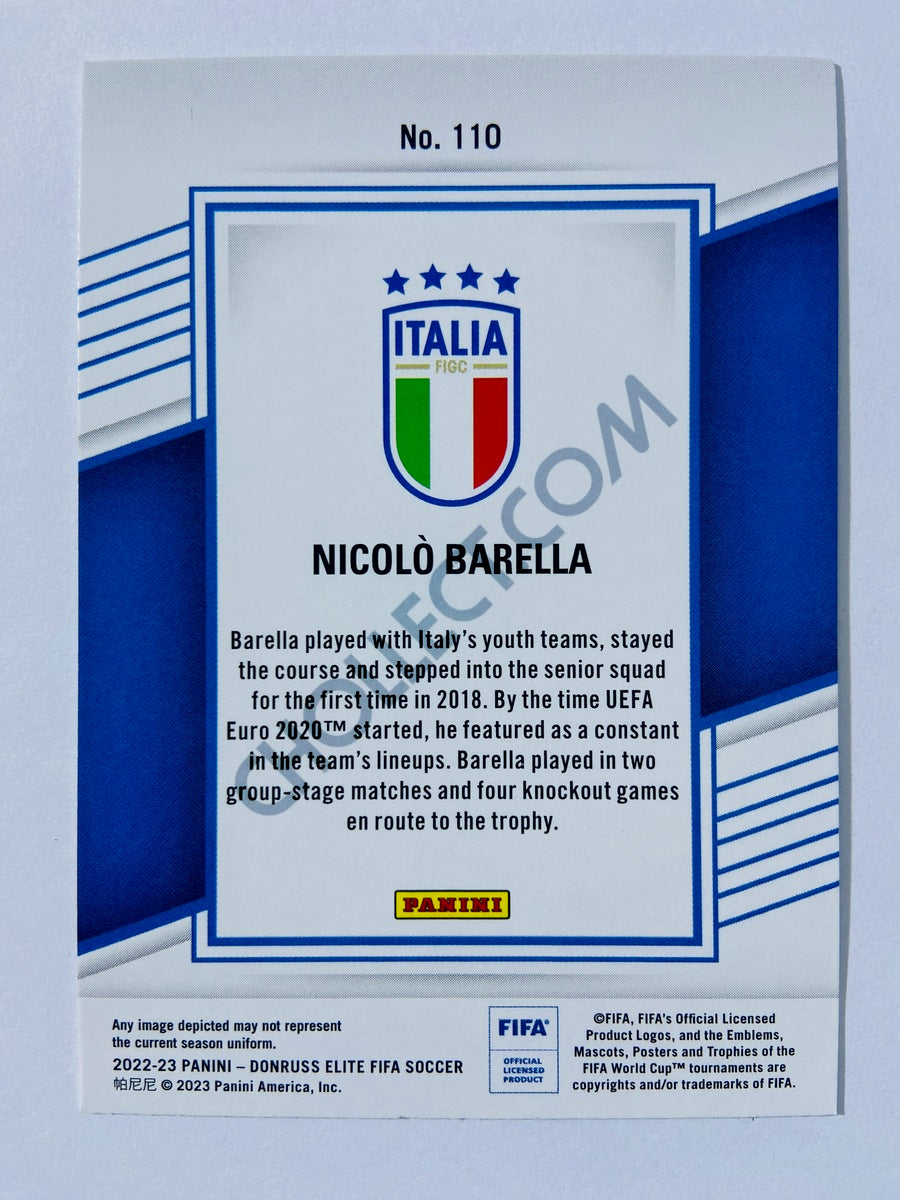 Nicolo Barella - Italy 2022-23 Panini Donruss Elite FIFA #110