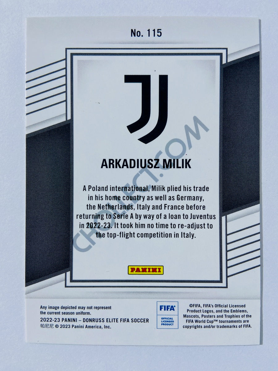 Arkadiusz Milik - Juventus 2022-23 Panini Donruss Elite FIFA #115