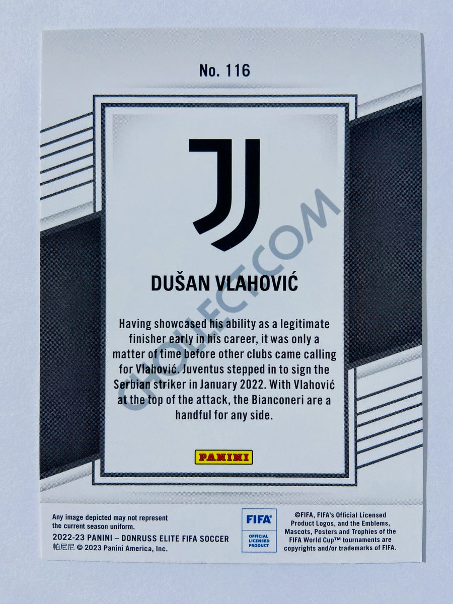 Dusan Vlahovic - Juventus 2022-23 Panini Donruss Elite FIFA #116