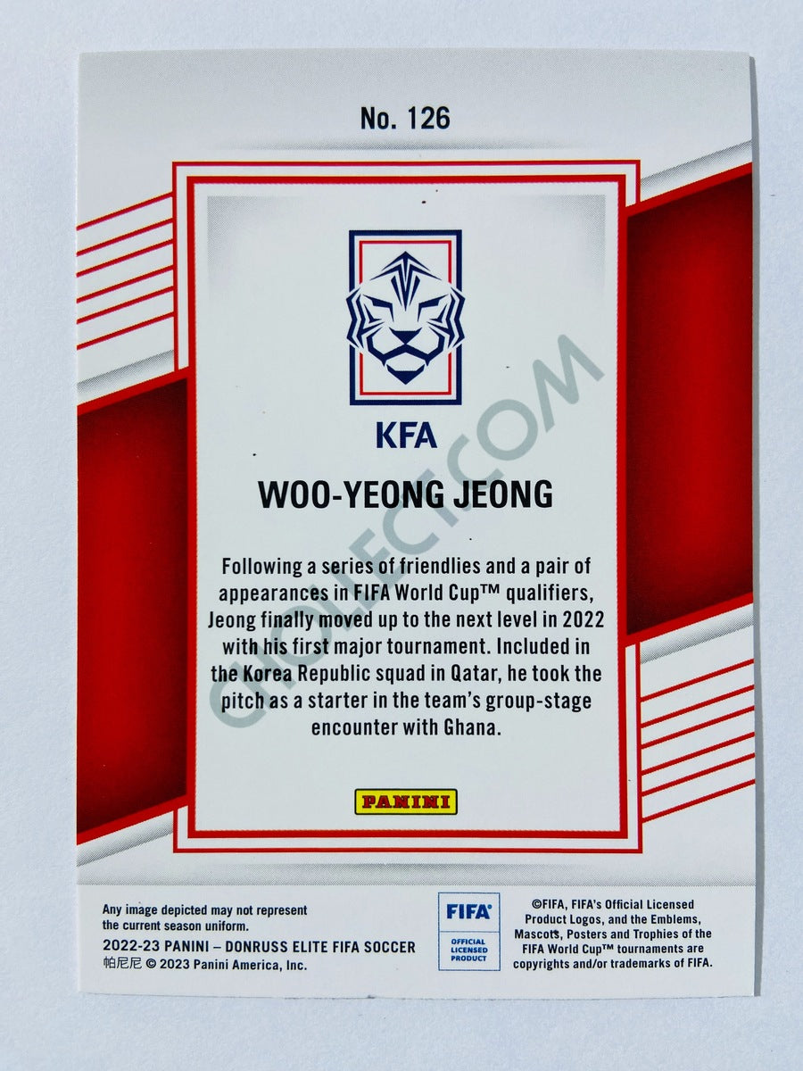 Woo-yeong Jeong - Korea Repubic 2022-23 Panini Donruss Elite FIFA #126