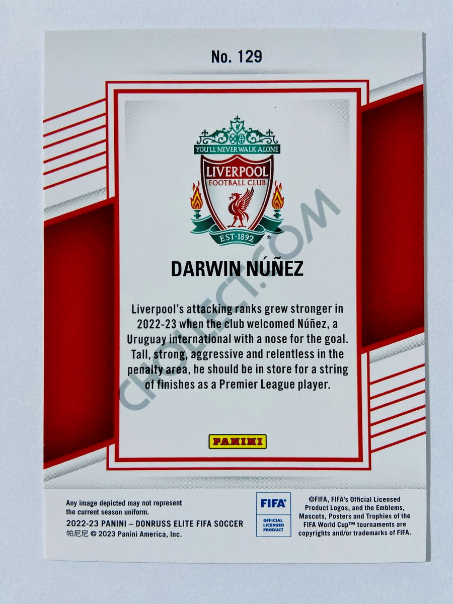 Darwin Nunez - Liverpool FC 2022-23 Panini Donruss Elite FIFA #129