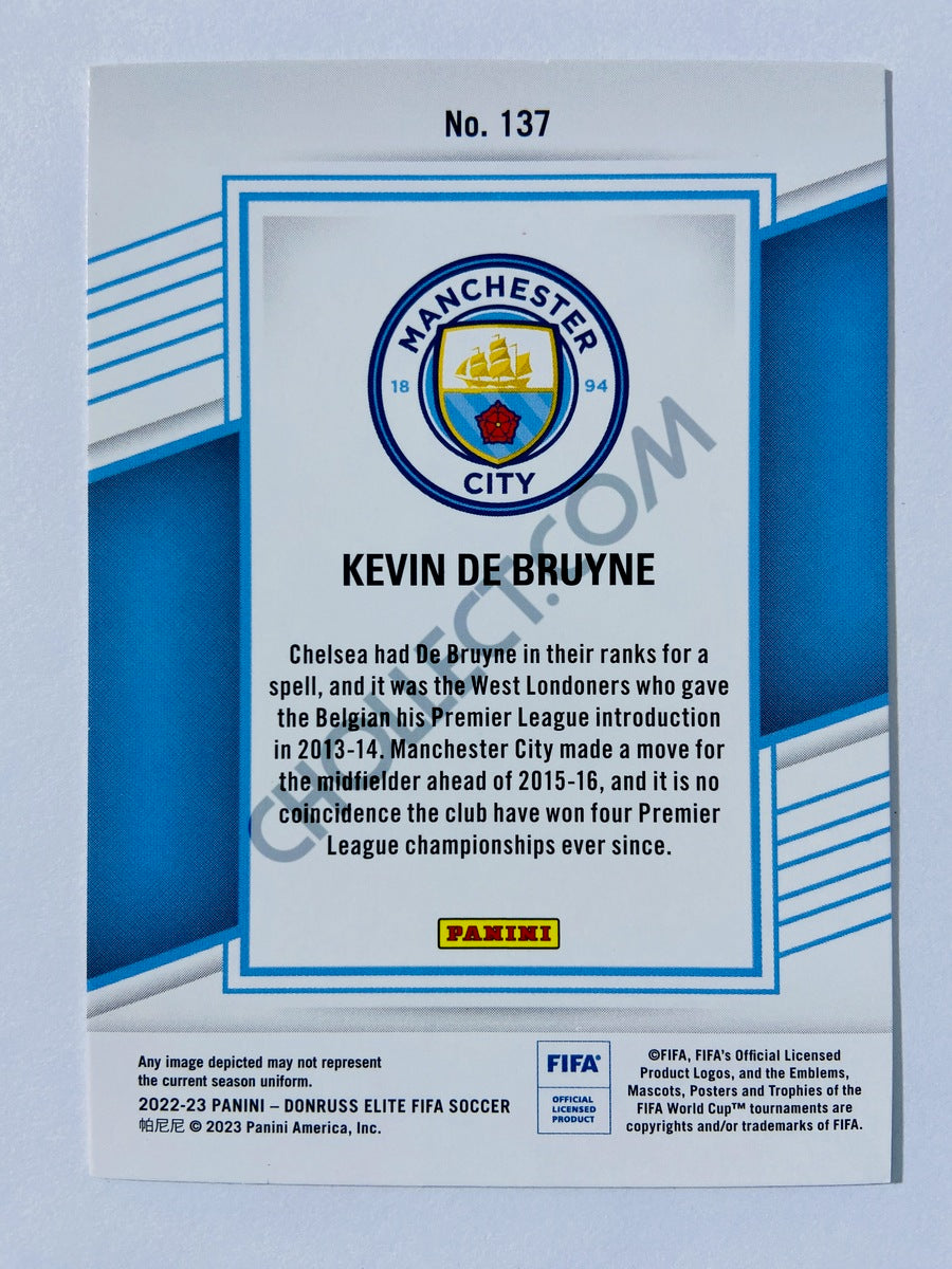 Kevin De Bruyne - Manchester City 2022-23 Panini Donruss Elite FIFA #137