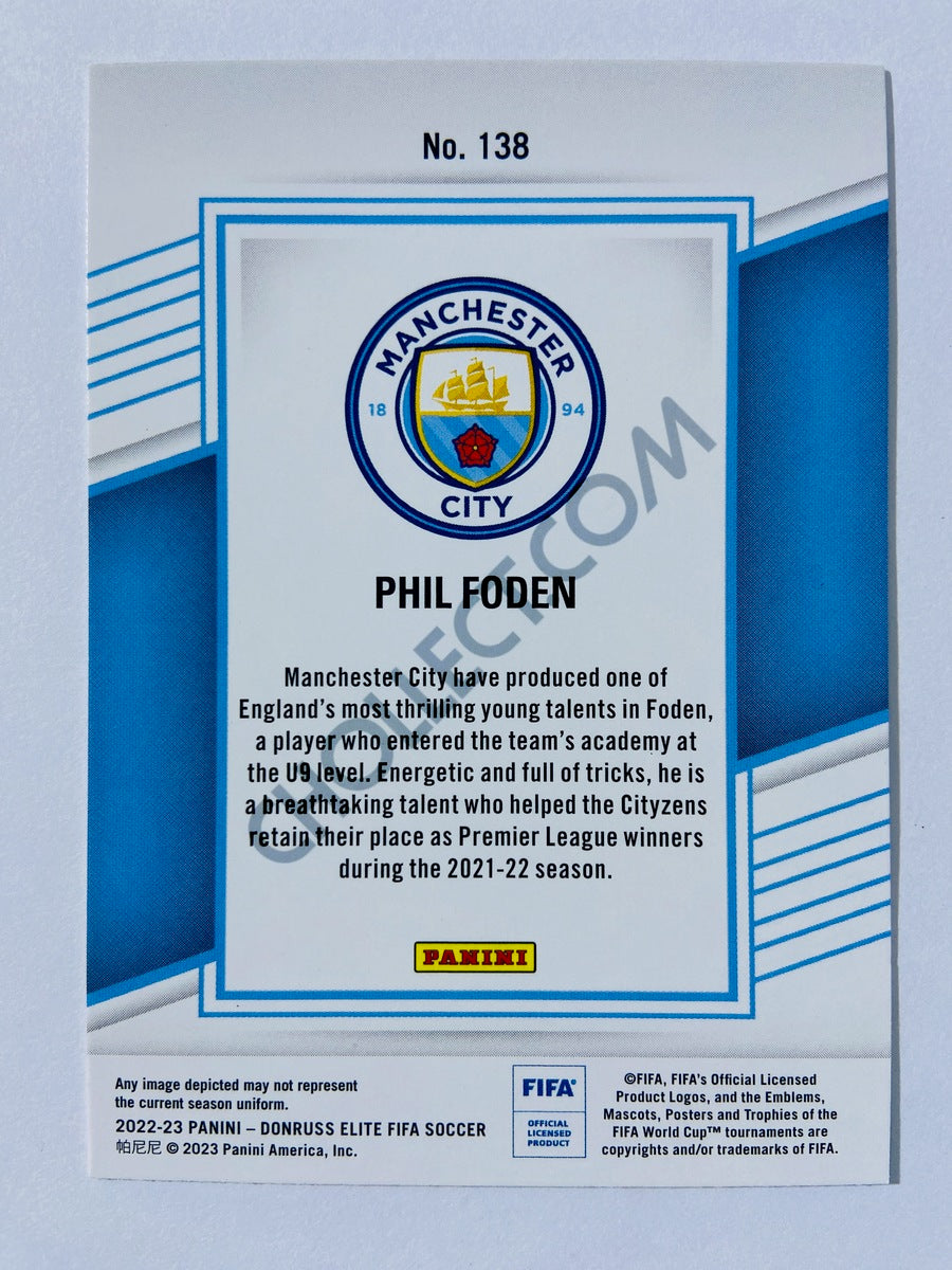 Phil Foden - Manchester City 2022-23 Panini Donruss Elite FIFA #138