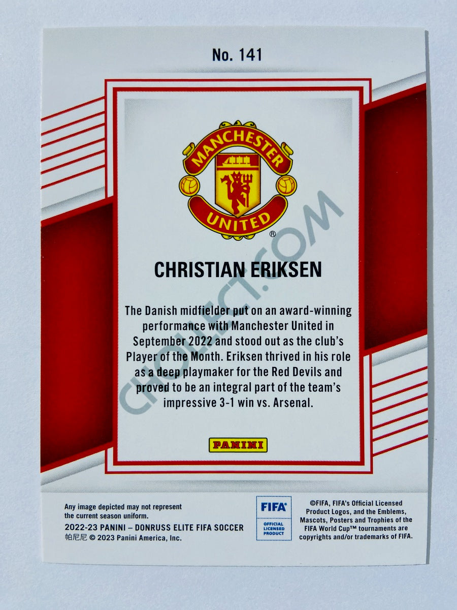 Christian Eriksen - Manchester United 2022-23 Panini Donruss Elite FIFA #141