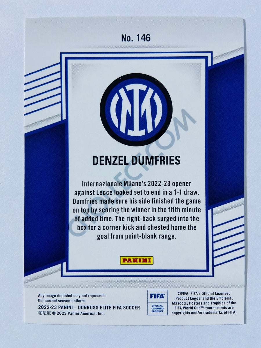 Denzel Dumfries - FC Internazionale Milano 2022-23 Panini Donruss Elite FIFA #146