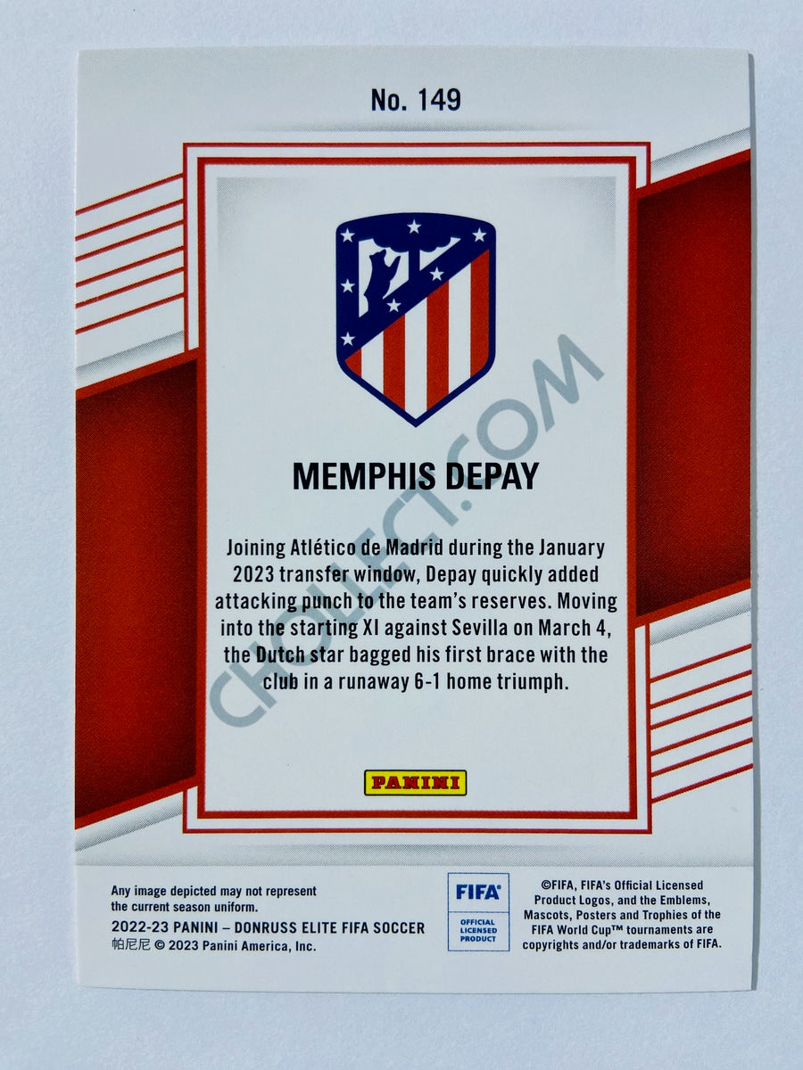 Memphis Depay - Atletico de Madrid 2022-23 Panini Donruss Elite FIFA #149