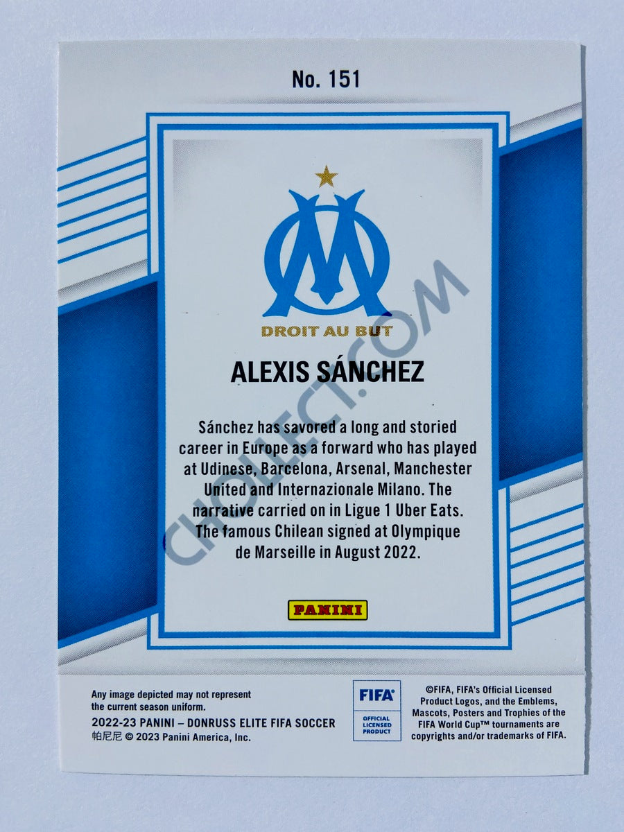 Alexis Sanchez - Olympique de Marseille 2022-23 Panini Donruss Elite FIFA #151