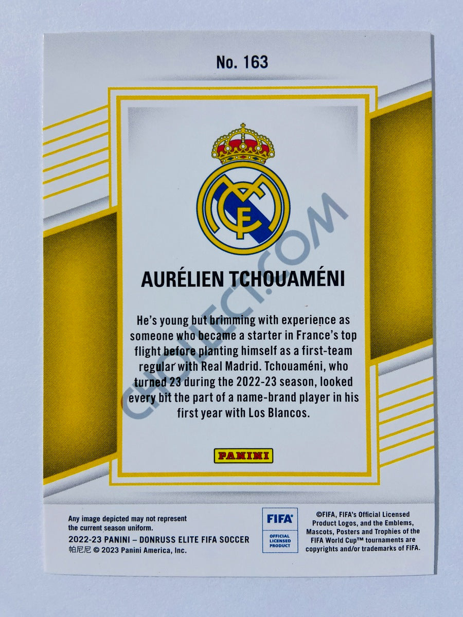 Aurelien Tchouameni - Real Madrid 2022-23 Panini Donruss Elite FIFA #163