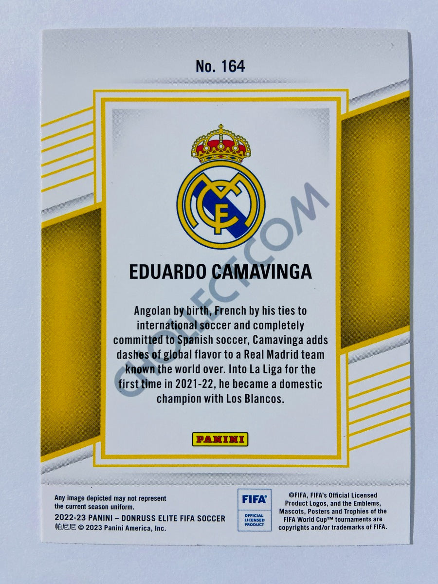 Eduardo Camavinga - Real Madrid 2022-23 Panini Donruss Elite FIFA #164