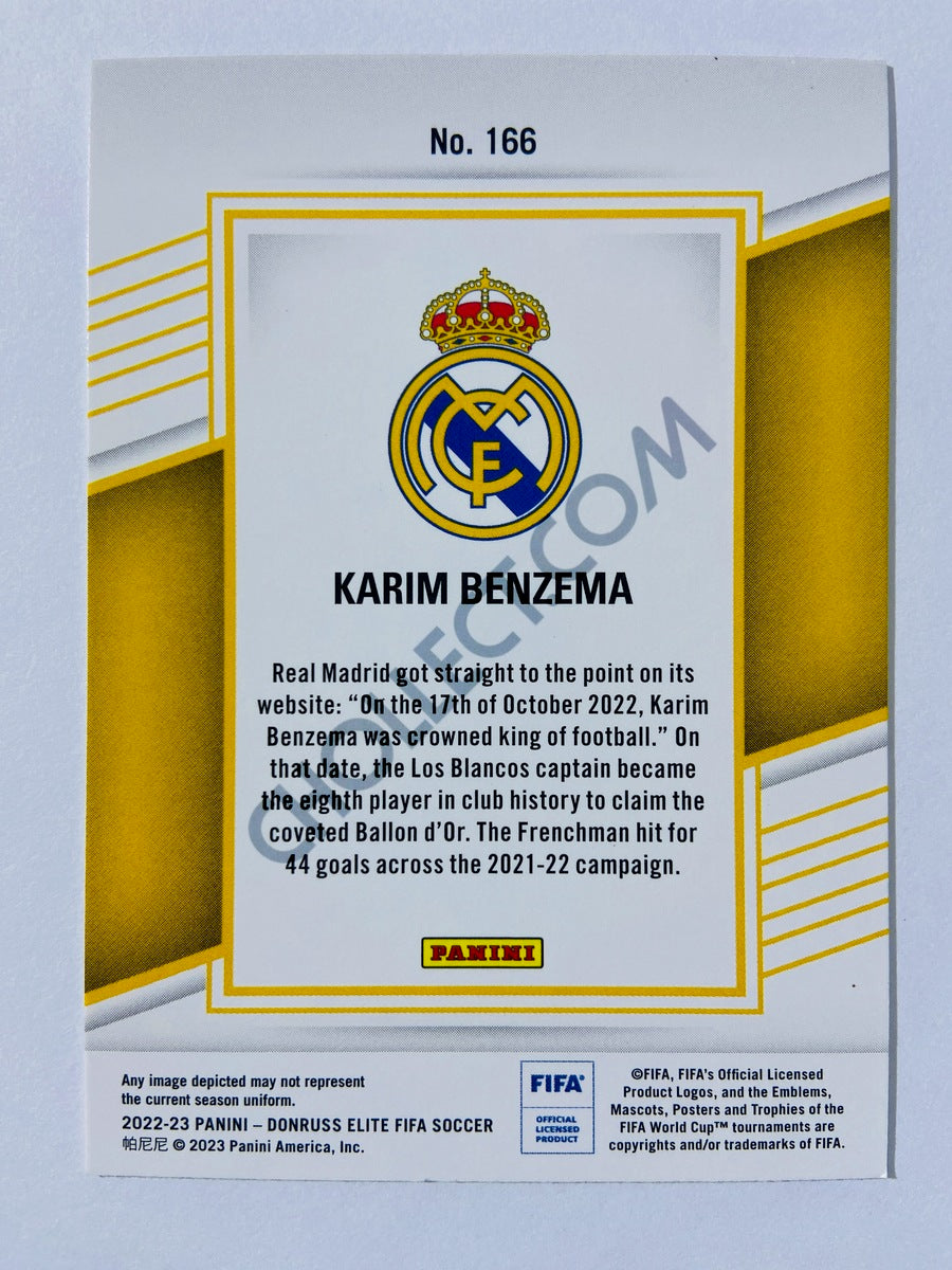 Karim Benzema - Real Madrid 2022-23 Panini Donruss Elite FIFA #166