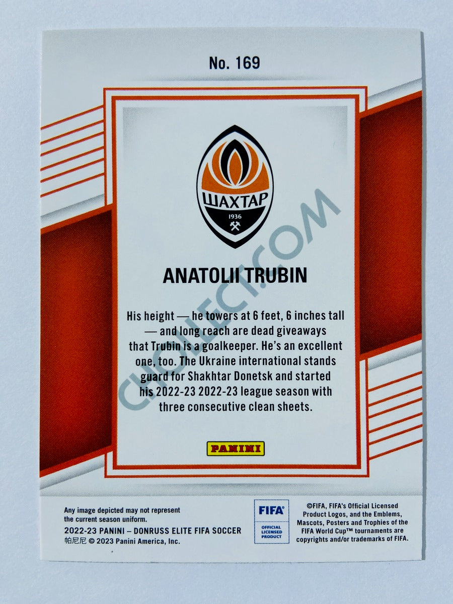 Anatolii Trubin - Shakhtar Donetsk 2022-23 Panini Donruss Elite FIFA #169