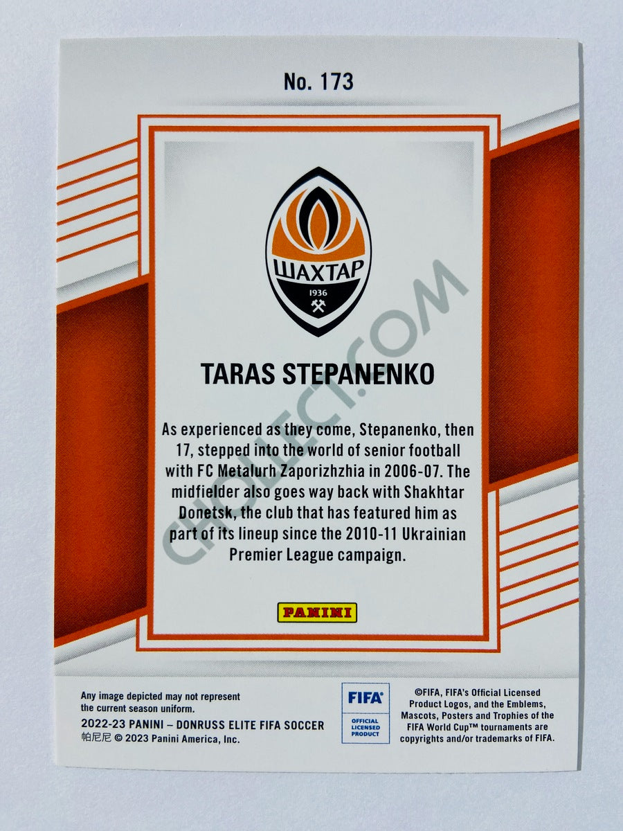 Taras Stepanenko - Shakhtar Donetsk 2022-23 Panini Donruss Elite FIFA #173