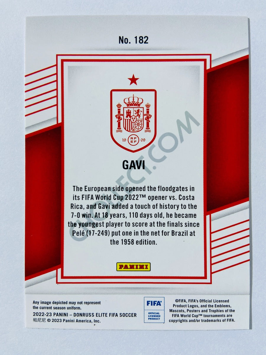 Gavi - Spain 2022-23 Panini Donruss Elite FIFA #182