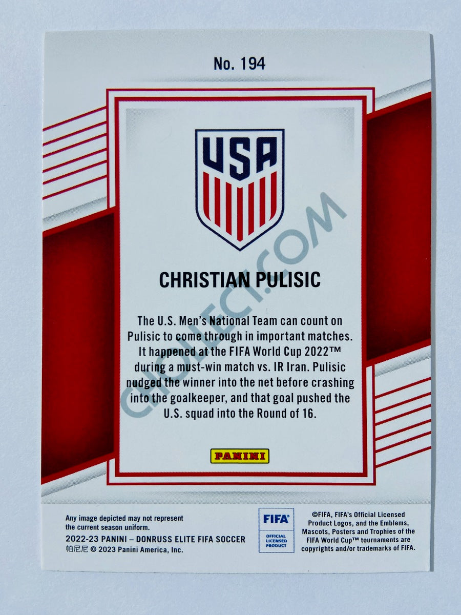 Christian Pulisic - United States 2022-23 Panini Donruss Elite FIFA #194