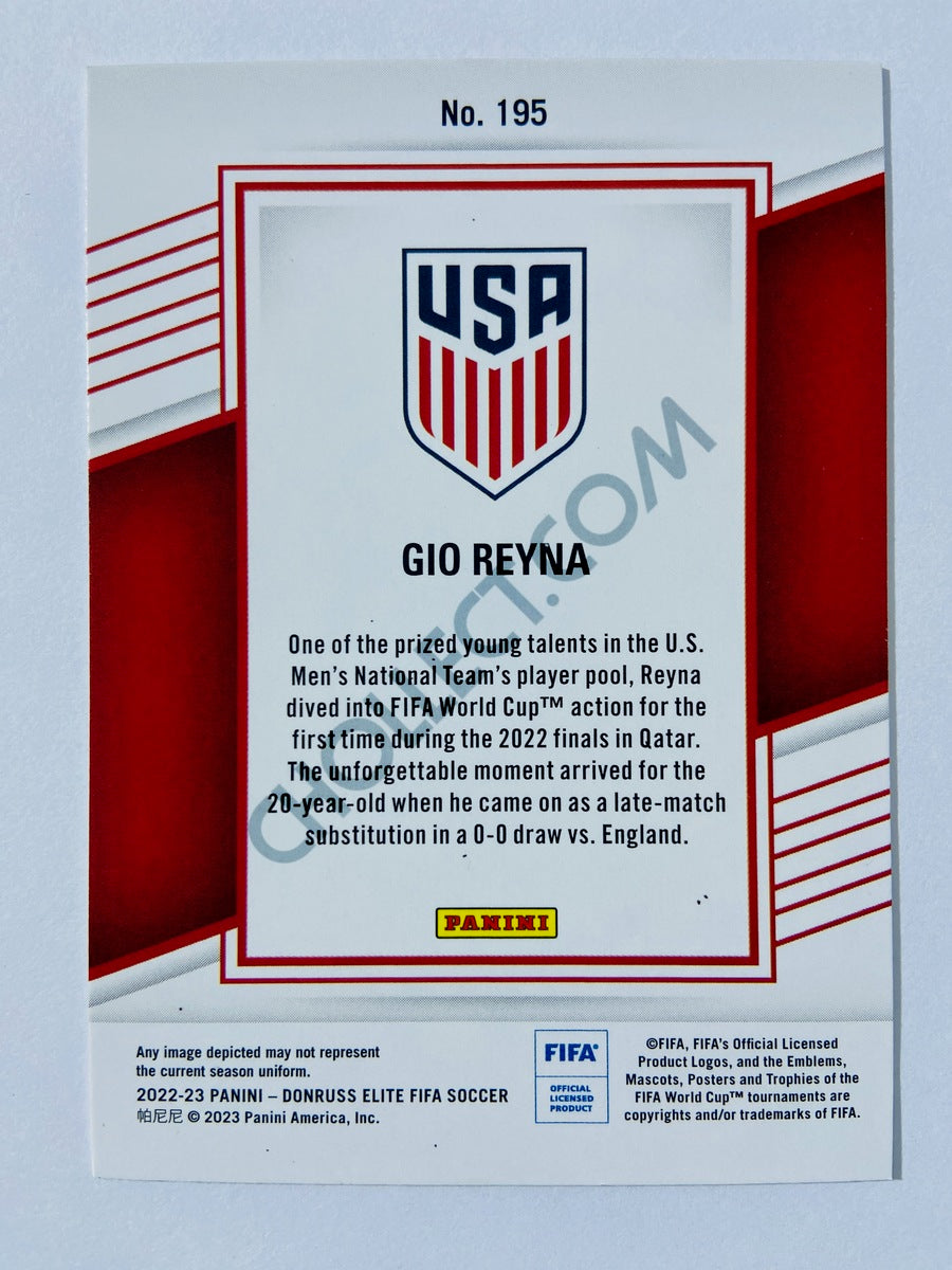 Gio Reyna - United States 2022-23 Panini Donruss Elite FIFA #195