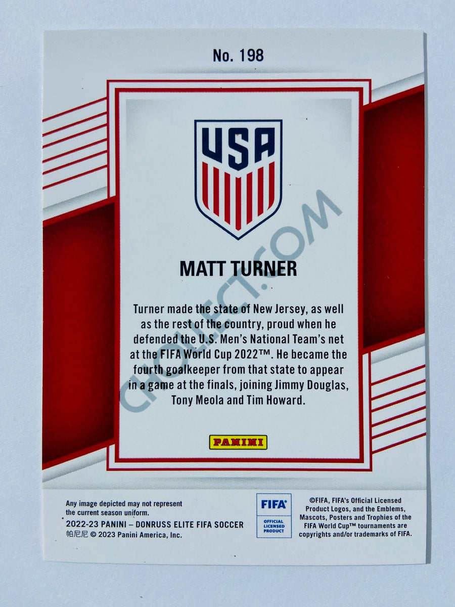 Matt Turner - United States 2022-23 Panini Donruss Elite FIFA #198