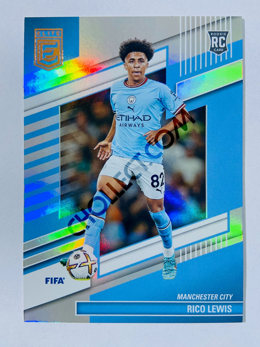 Rico Lewis - Manchester City 2022-23 Panini Donruss Elite FIFA RC Rookie #136