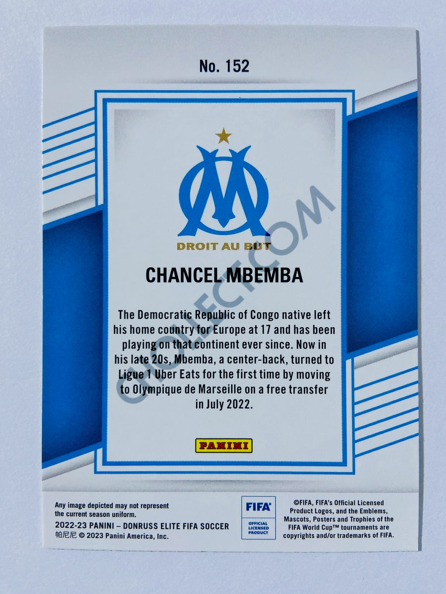 Chancel Mbemba - Olympique de Marseille 2022-23 Panini Donruss Elite FIFA RC Rookie #152