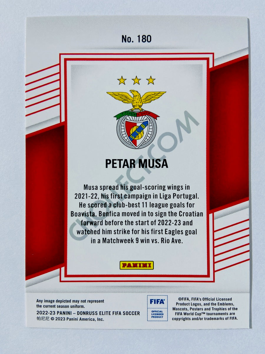 Petar Musa - SL Benfica 2022-23 Panini Donruss Elite FIFA RC Rookie #180