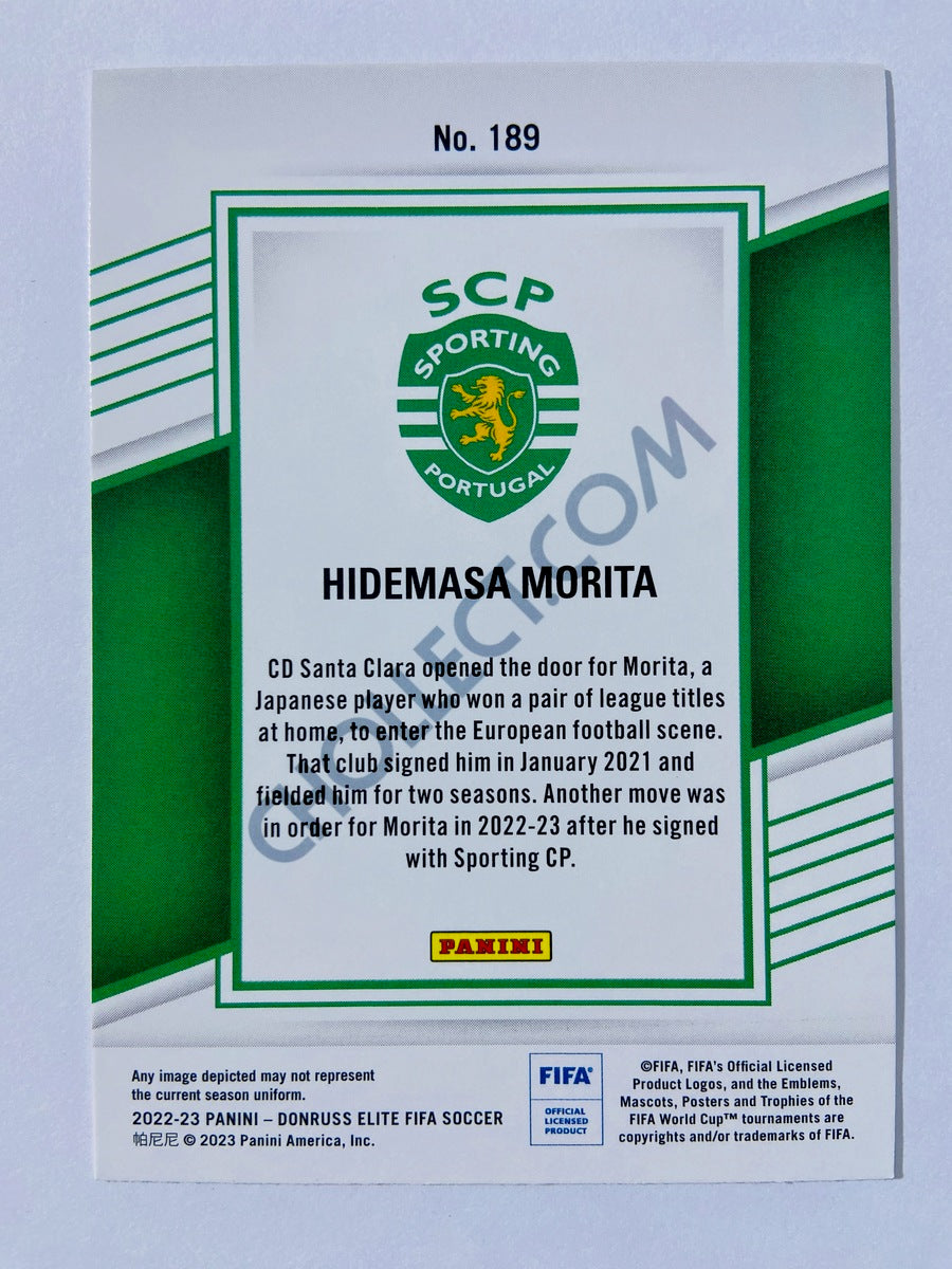 Hidemasa Morita - Sporting CP 2022-23 Panini Donruss Elite FIFA RC Rookie #189