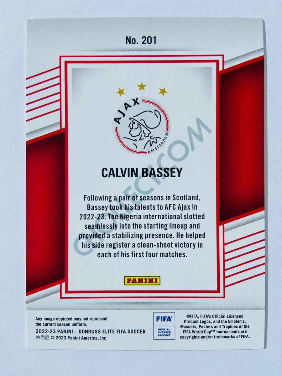 Calvin Bassey - AFC Ajax 2022-23 Panini Donruss Elite FIFA RC Rookie #201