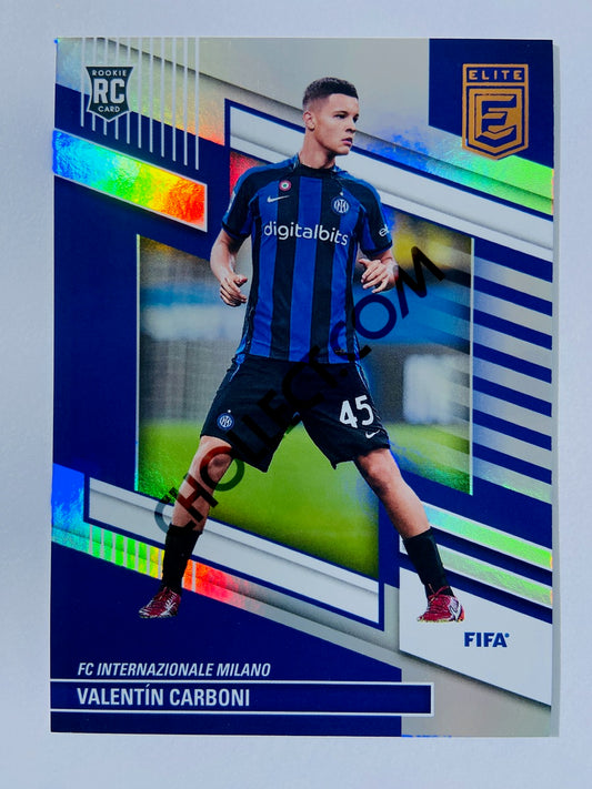 Valentin Carboni - FC Internazionale Milano 2022-23 Panini Donruss Elite FIFA RC Rookie #207