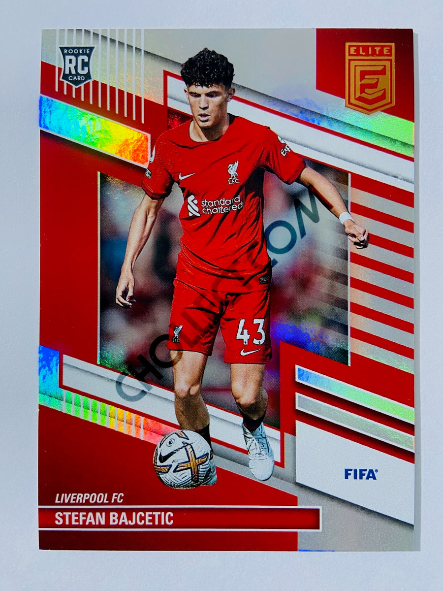 Stefan Bajcetic - Liverpool FC 2022-23 Panini Donruss Elite FIFA RC Rookie #214