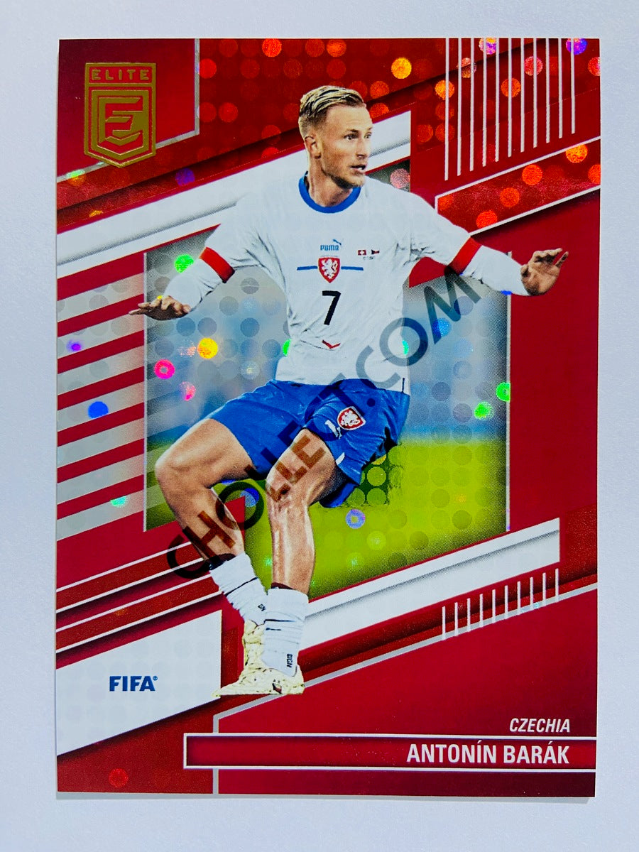 Antonin Barak - Czechia 2022-23 Panini Donruss Elite FIFA Red Disco Parallel #44