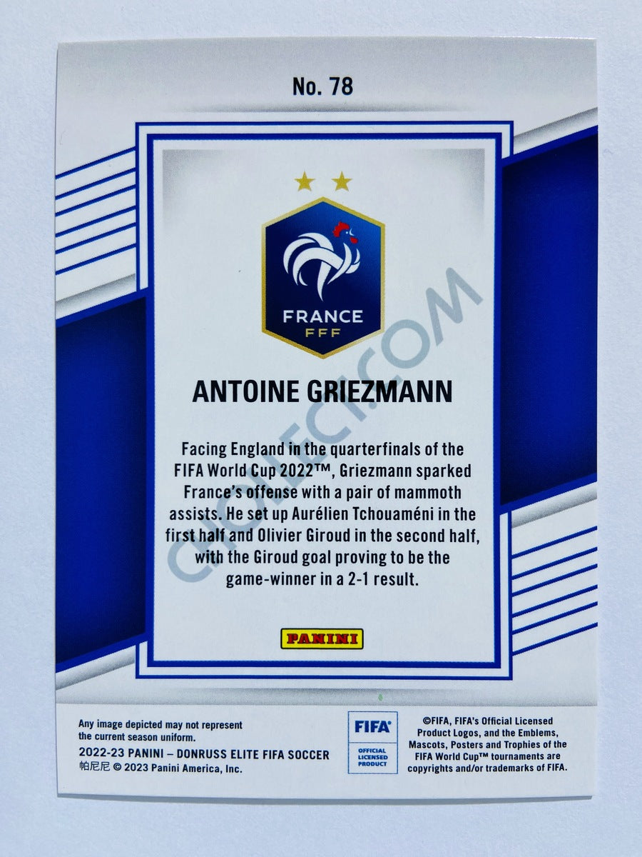 Antoine Griezmann - France 2022-23 Panini Donruss Elite FIFA Red Disco Parallel #78