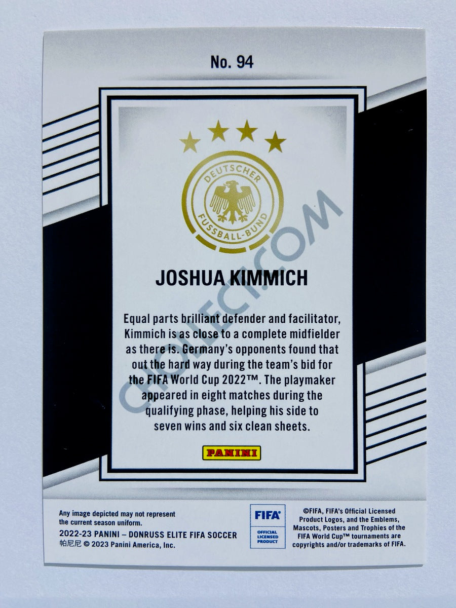 Joshua Kimmich - Germany 2022-23 Panini Donruss Elite FIFA Red Disco Parallel #94