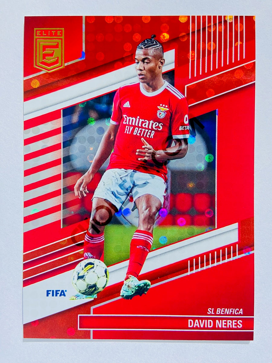 David Neres - SL Benfica 2022-23 Panini Donruss Elite FIFA Red Disco Parallel #176