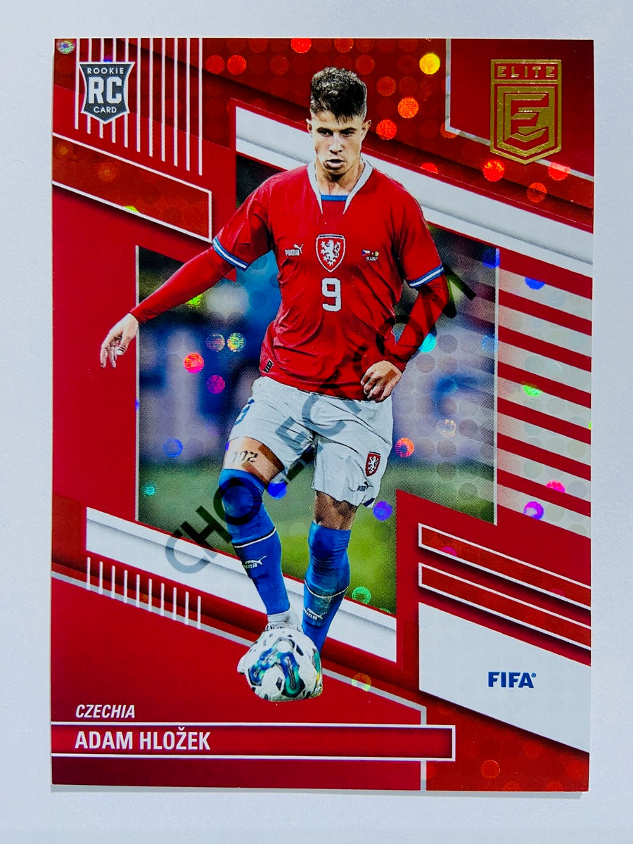 Adam Hlozek - Czechia 2022-23 Panini Donruss Elite FIFA Red Disco Parallel RC Rookie #205