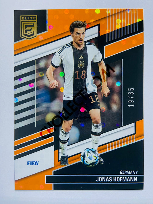 Jonas Hofmann - Germany 2022-23 Panini Donruss Elite FIFA #93 Orange Disco Parallel 19/35