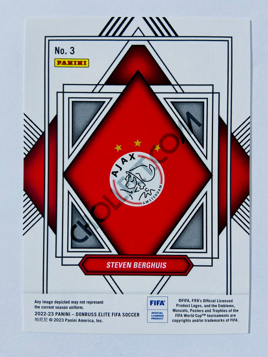 Steven Berghuis - AFC Ajax 2022-23 Panini Donruss Elite FIFA Elite Deck Insert #3