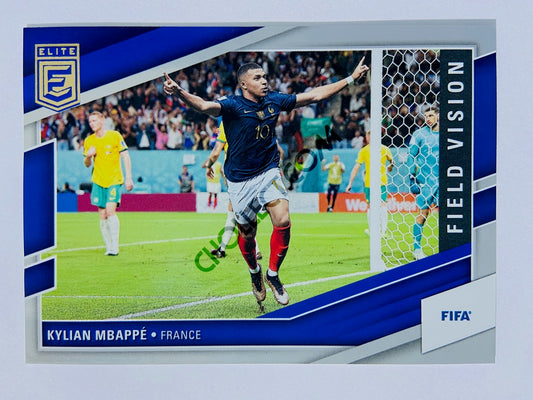 Kylian Mbappe - France 2022-23 Panini Donruss Elite FIFA Field Vision Insert #3