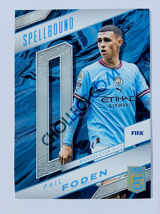 Phil Foden - Manchester City 2022-23 Panini Donruss Elite FIFA Spellbound Insert #15