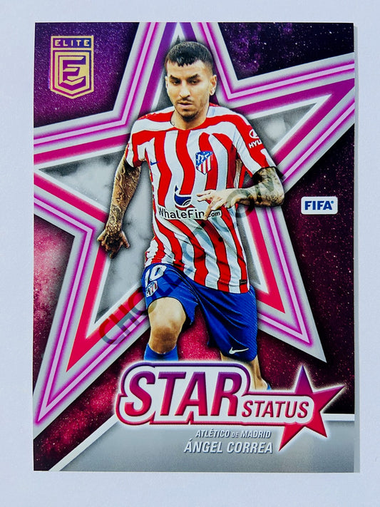 Angel Correa - Atletico de Madrid 2022-23 Panini Donruss Elite FIFA Star Status Insert #5