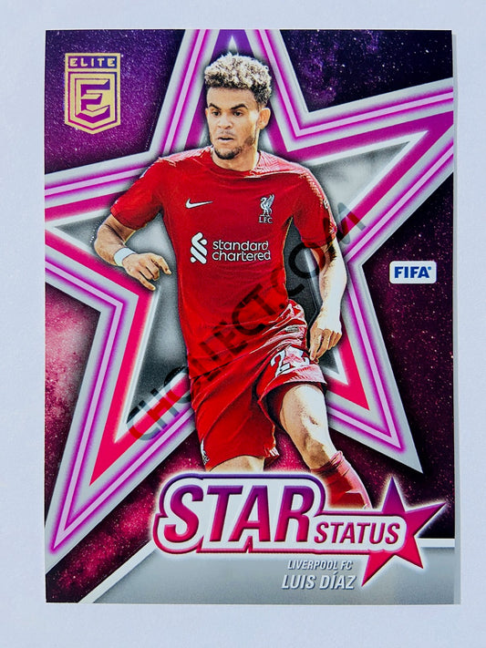 Luis Diaz - Liverpool FC 2022-23 Panini Donruss Elite FIFA Star Status Insert #22