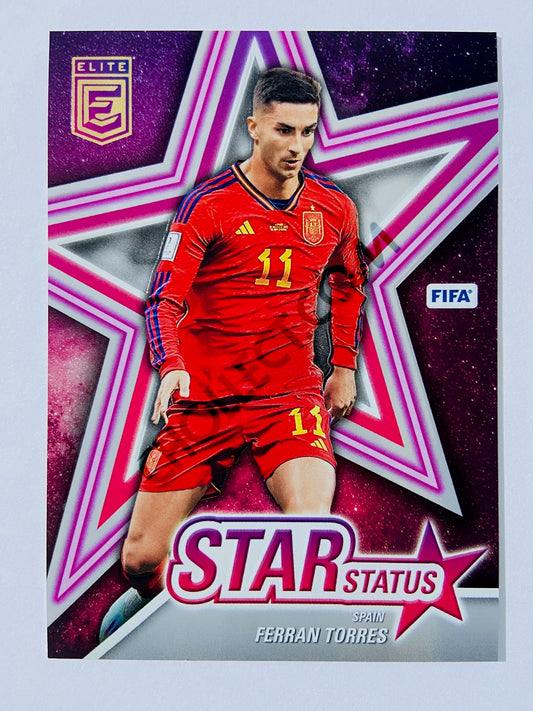 Ferran Torres - Spain 2022-23 Panini Donruss Elite FIFA Star Status Insert #27