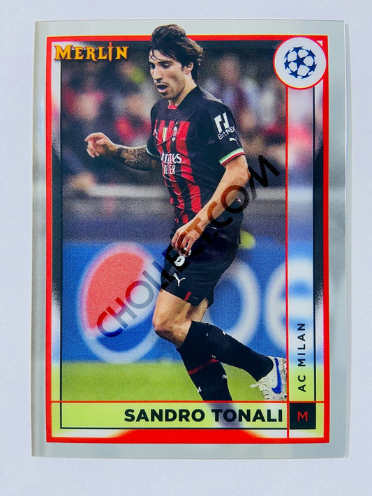 Sandro Tonali - AC Milan 2022-23 Topps Merlin Chrome UEFA Club Competitions #1
