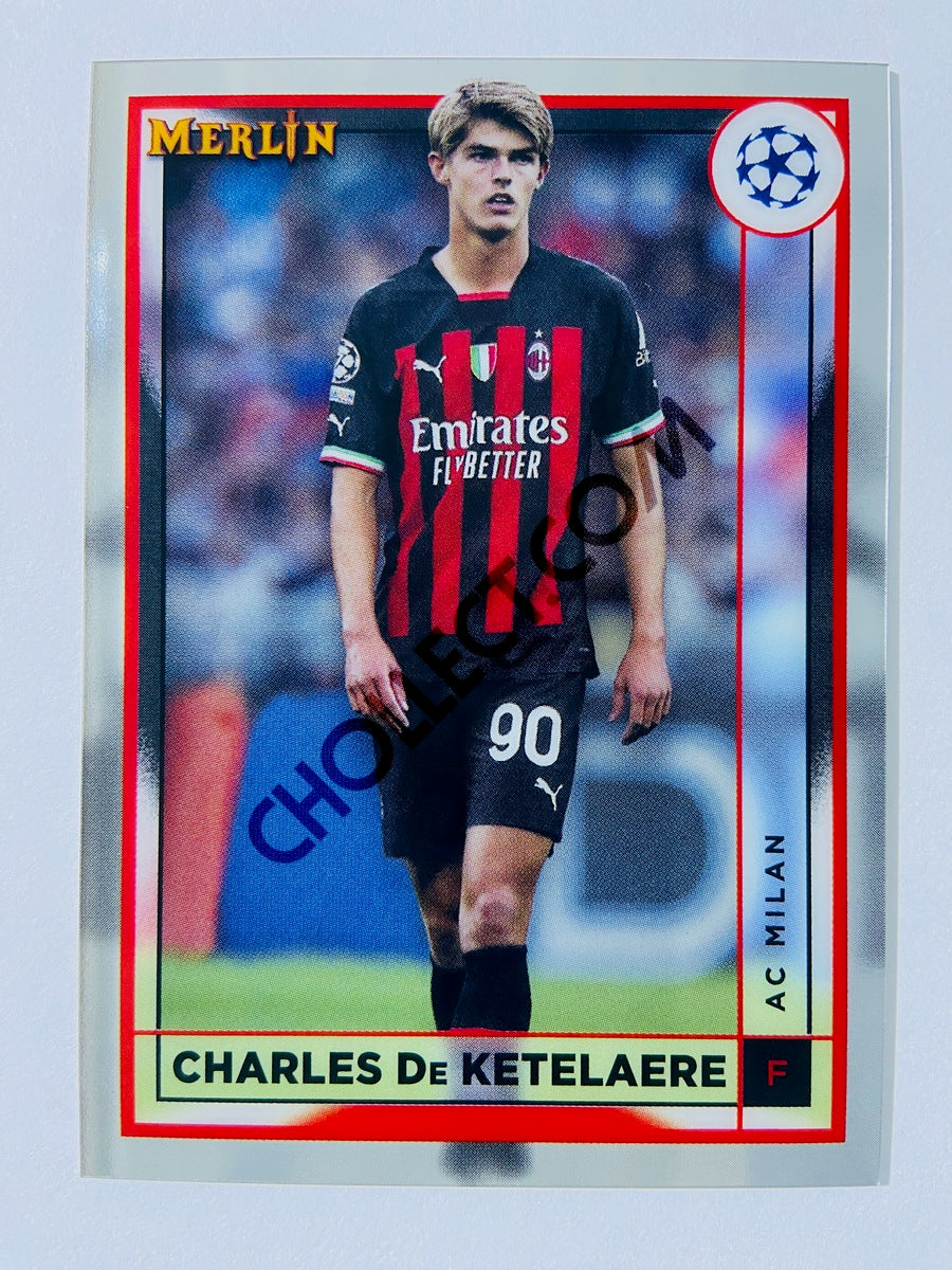 Charles De Ketelaere - AC Milan 2022-23 Topps Merlin Chrome UEFA Club Competitions #2