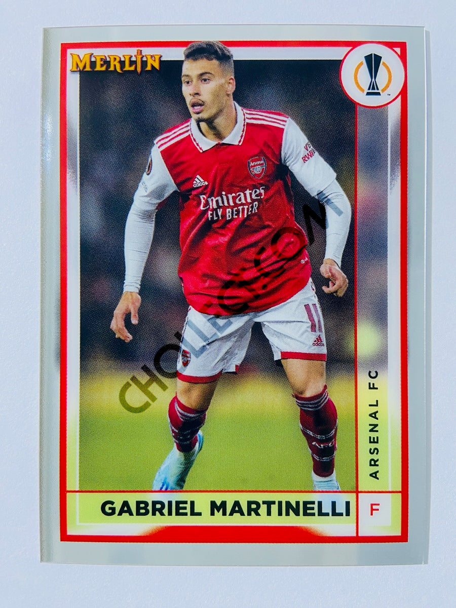 Gabriel Martinelli - Arsenal FC 2022-23 Topps Merlin Chrome UEFA Club Competitions #15