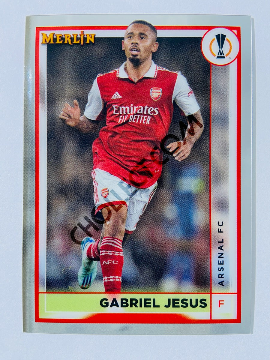 Gabriel Jesus - Arsenal FC 2022-23 Topps Merlin Chrome UEFA Club Competitions #16