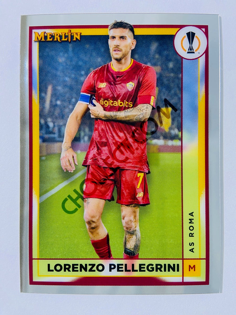 Lorenzo Pellegrini - AS Roma 2022-23 Topps Merlin Chrome UEFA Club Competitions #24